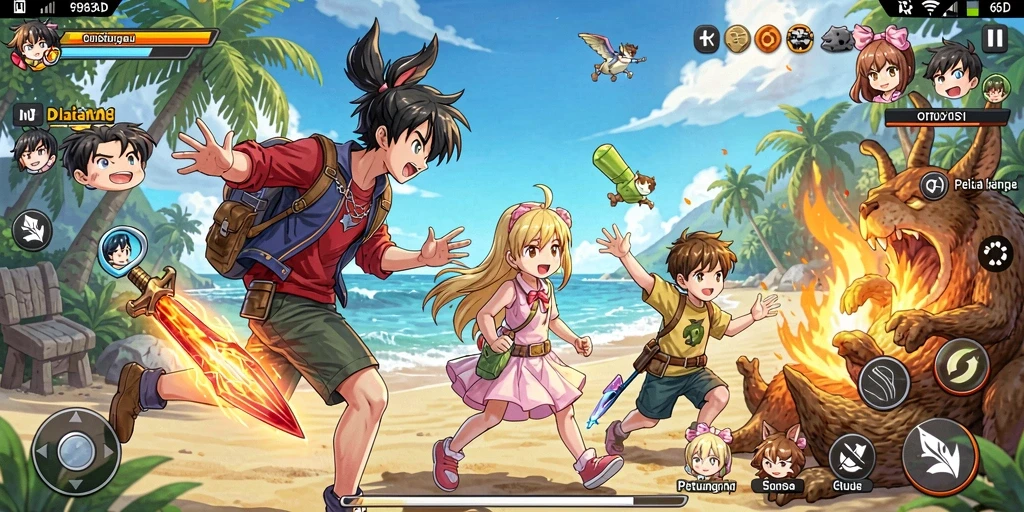 Tampilan gameplay 66D yang menawan dan menakjubkan.