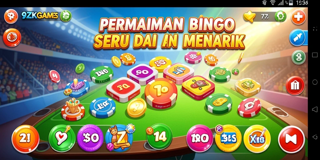 Screenshot gameplay Bingo yang seru dan interaktif di 9ZKGAMES.