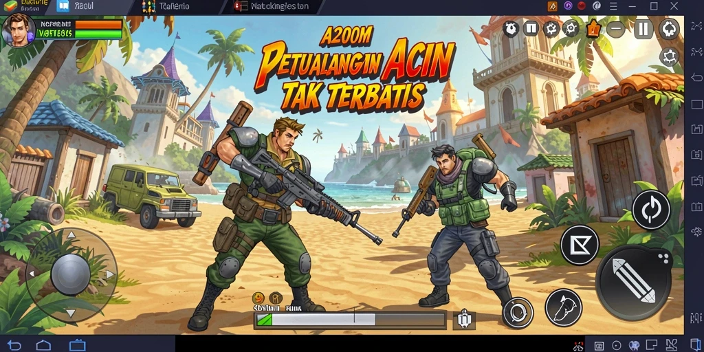Tampilan menarik dari gameplay A200M yang menegangkan.