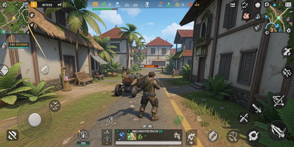 Tampilan gameplay seru dari API33 yang menampilkan simulasi realistis.