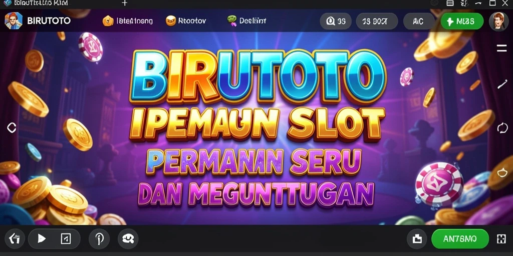 Tampilan menarik dari gameplay BIRUTOTO yang menampilkan keseruan Slot.
