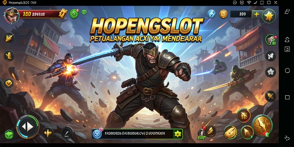 Tampilan gameplay HOPENGSLOT yang penuh aksi dan tantangan.