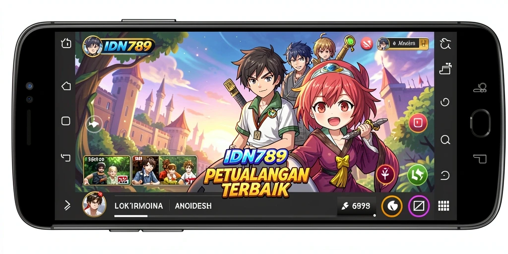 Screenshot gameplay IDN789 yang menunjukkan petualangan seru di dunia Anime.