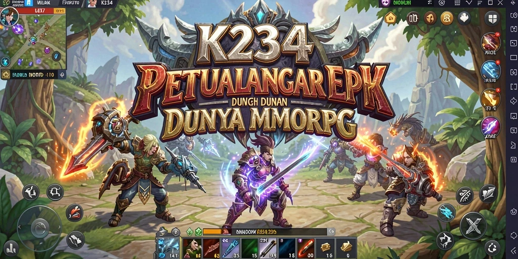 Tampilan gameplay K234 yang menampilkan aksi pertempuran epik.