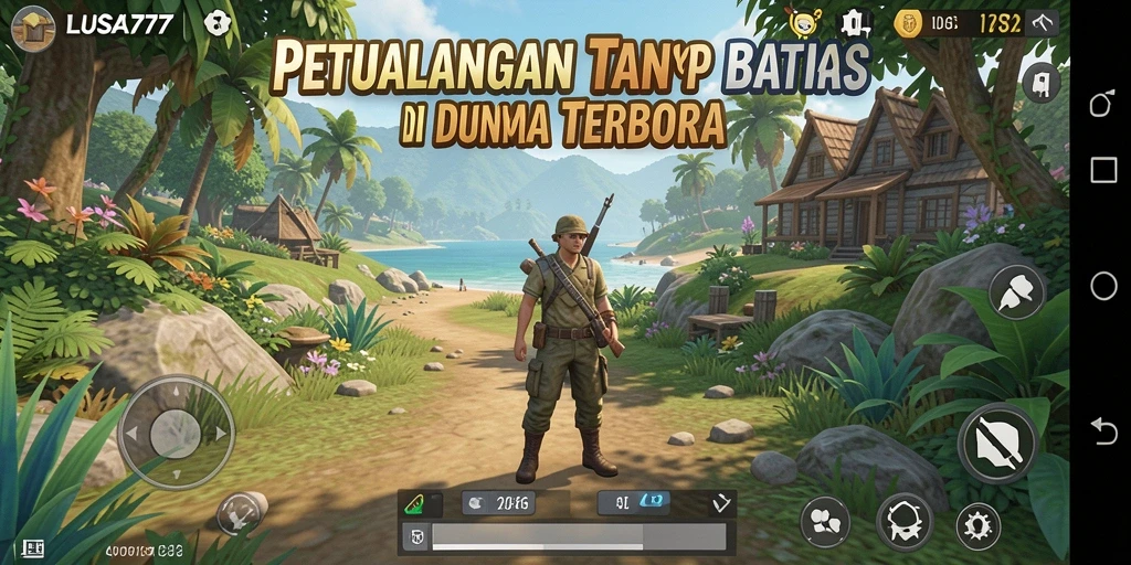 Screenshot dari petualangan hebat di dunia terbuka LUSA777