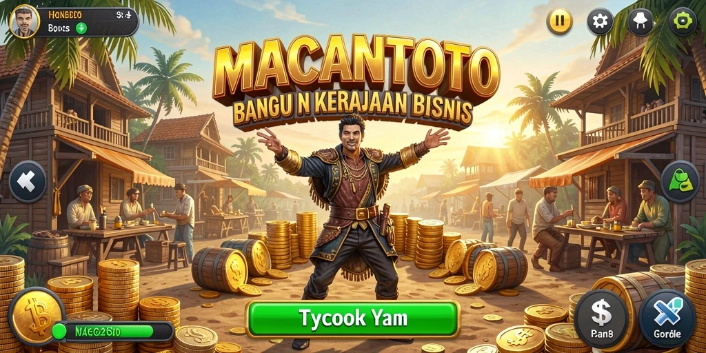 Tangkapan layar MACANTOTO menunjukkan dinamika gameplay Tycoon yang menarik.