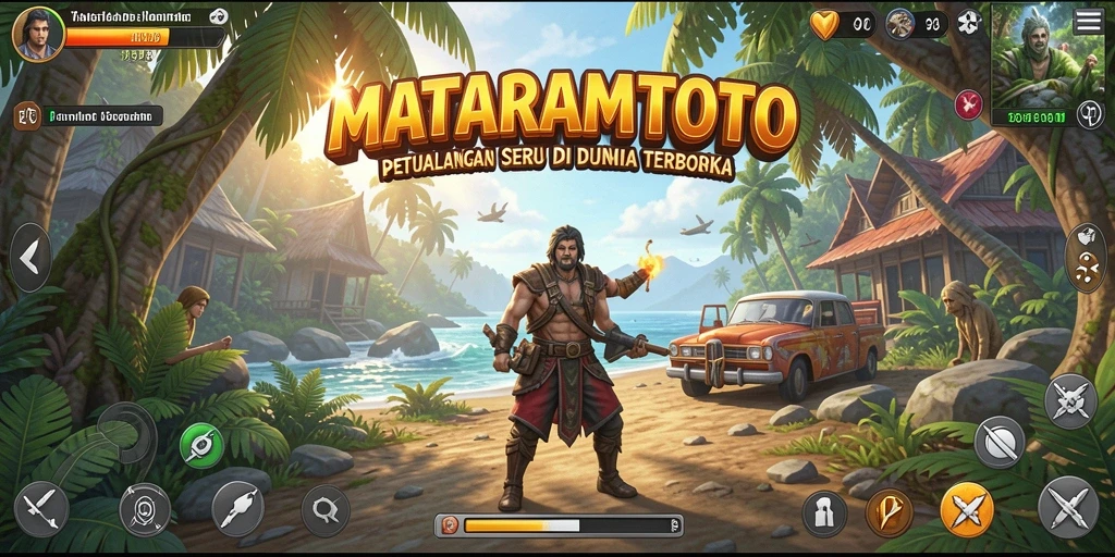 Screenshot gameplay <strong>MATARAMTOTO</strong> menunjukkan kebebasan dalam menjelajahi dunia terbuka.