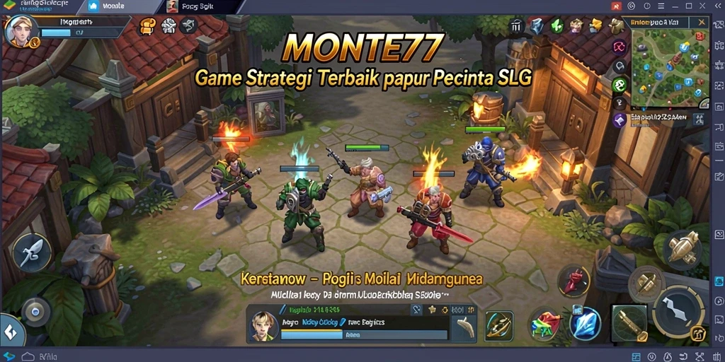 Tampilan gameplay <strong>MONTE77</strong> yang menarik dan penuh strategi