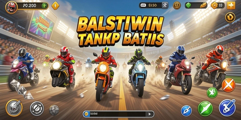 Tampilan balapan seru dari PASTIWIN dengan mobil yang menarik.