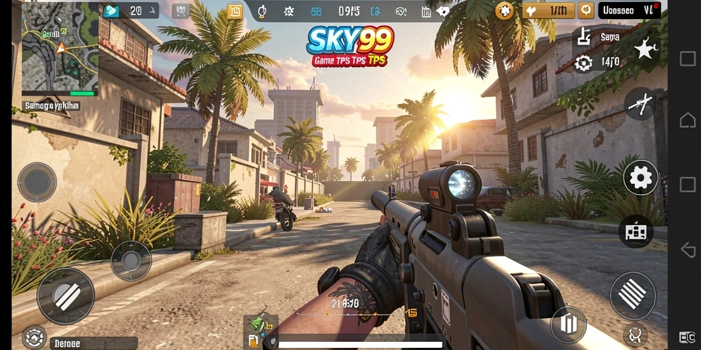 Tampilan dinamis dari gameplay TPS yang memukau.