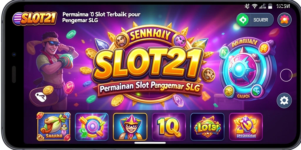 Tampilan gameplay seru dalam SLOT21 dengan tema slot menarik.