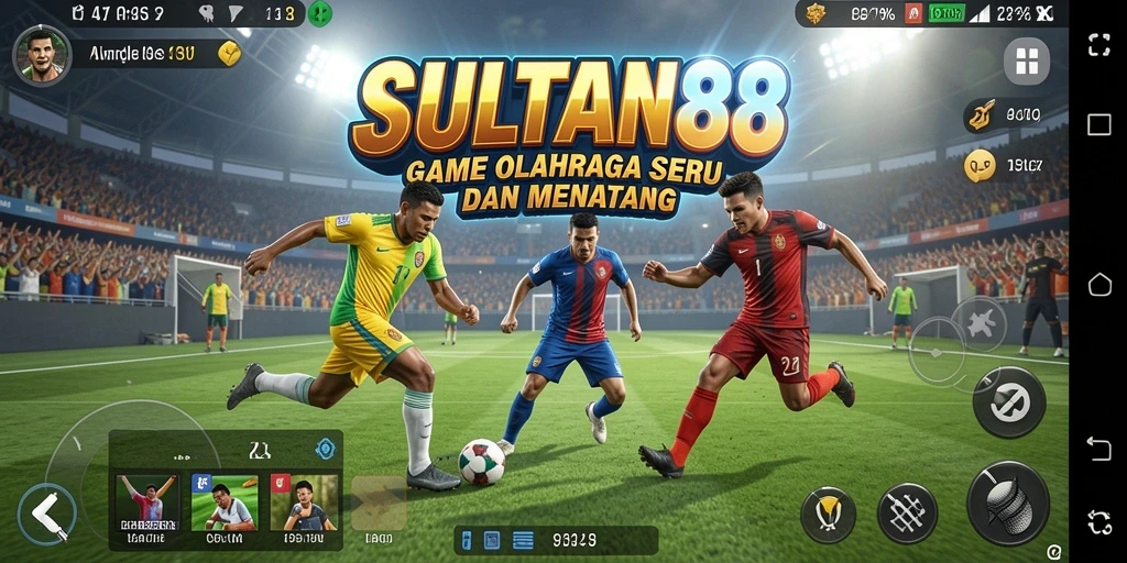 Tampilan gameplay SULTAN88 dengan aksi olahraga seru.