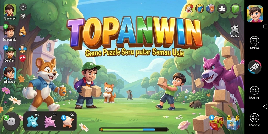 Gameplay seru dan menantang dari TOPANWIN dalam setiap level.