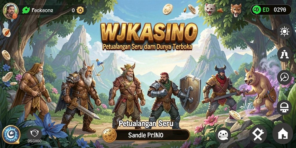 Tampilan gameplay yang menakjubkan dalam dunia Open World WJKASINO.