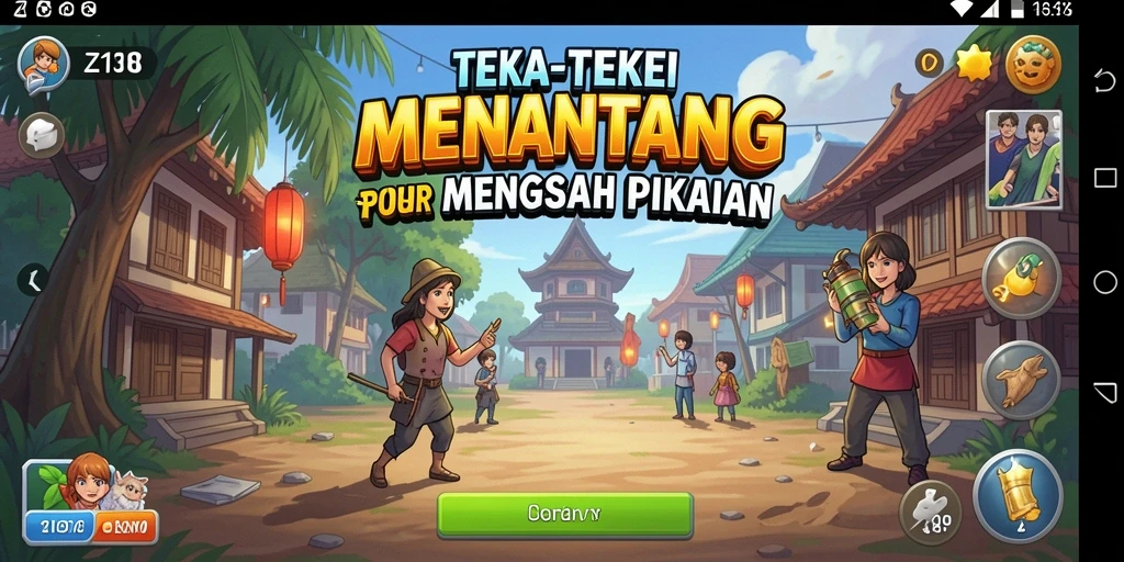 Tampilan gameplay Z18 yang menantang dan menarik.